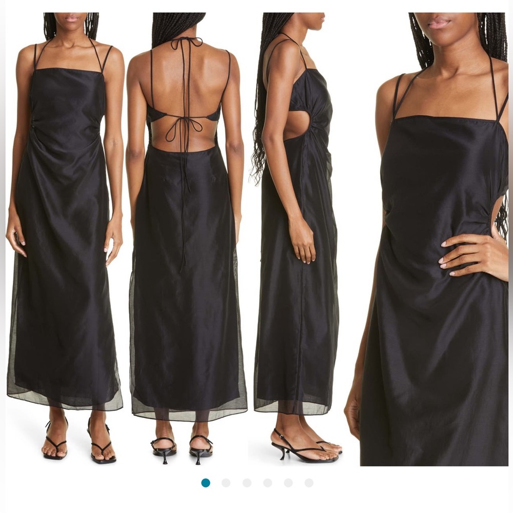 NWT - SIR Lucelia Cutout Cotton & Silk Slipdress 3